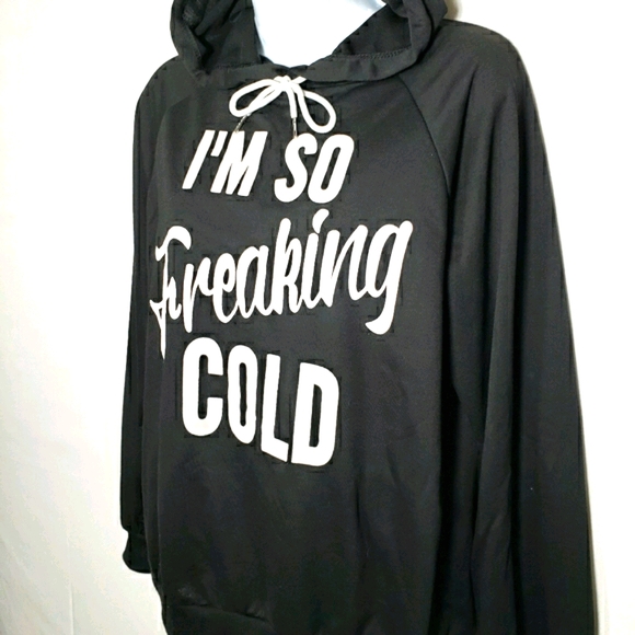I'm So Freaking Cold Hoodie Size Extra Large - Picture 2 of 4